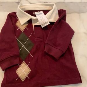 Gymboree toddler LS polo 12-18 months NWT